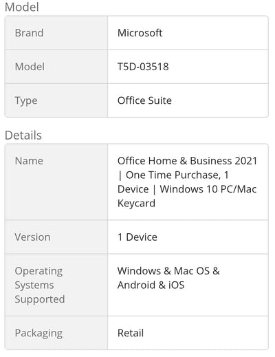 Microsoft Office 2019 Home and Student